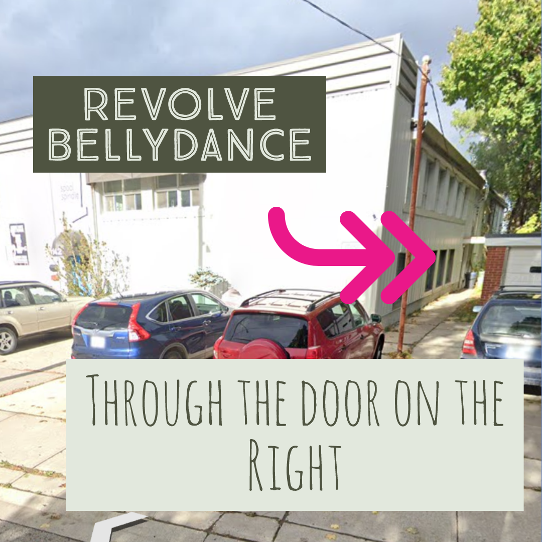 Photo of building showing the location of the right side entrance.